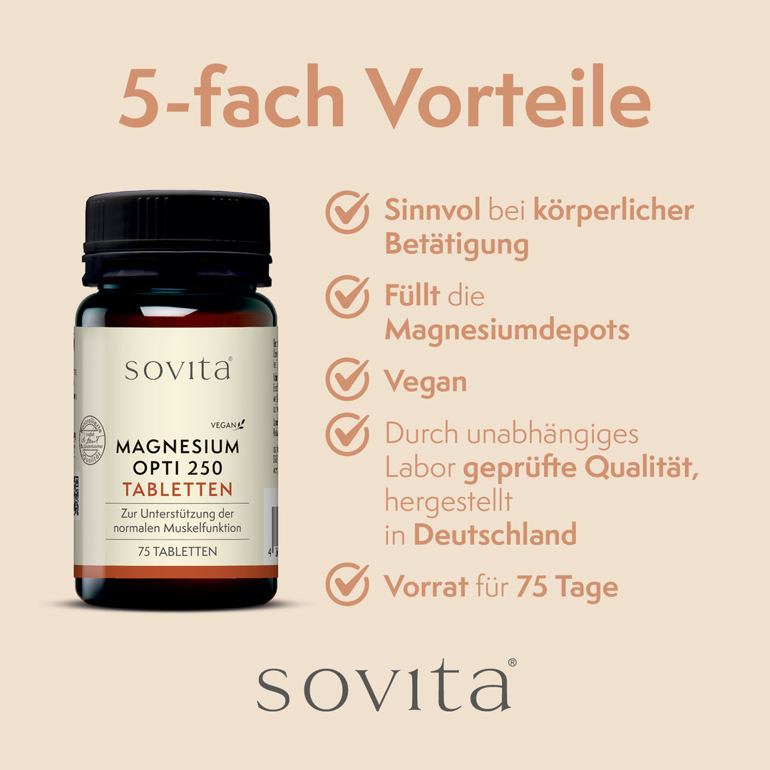 sovita Magnesium Opti 250 Tabletten