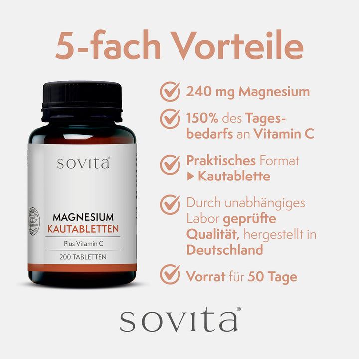 sovita Magnesium Kautabletten