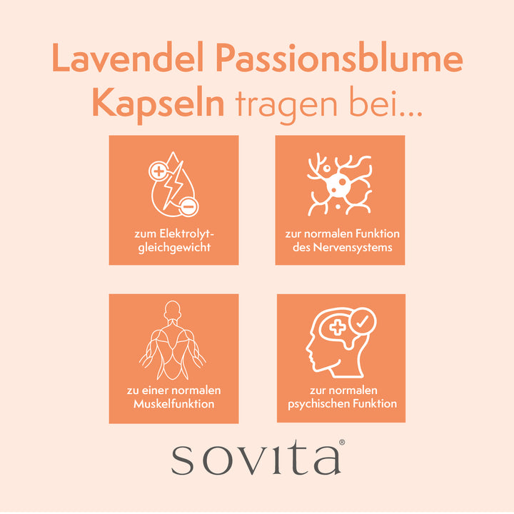 sovita Lavendel Passionsblume Kapseln