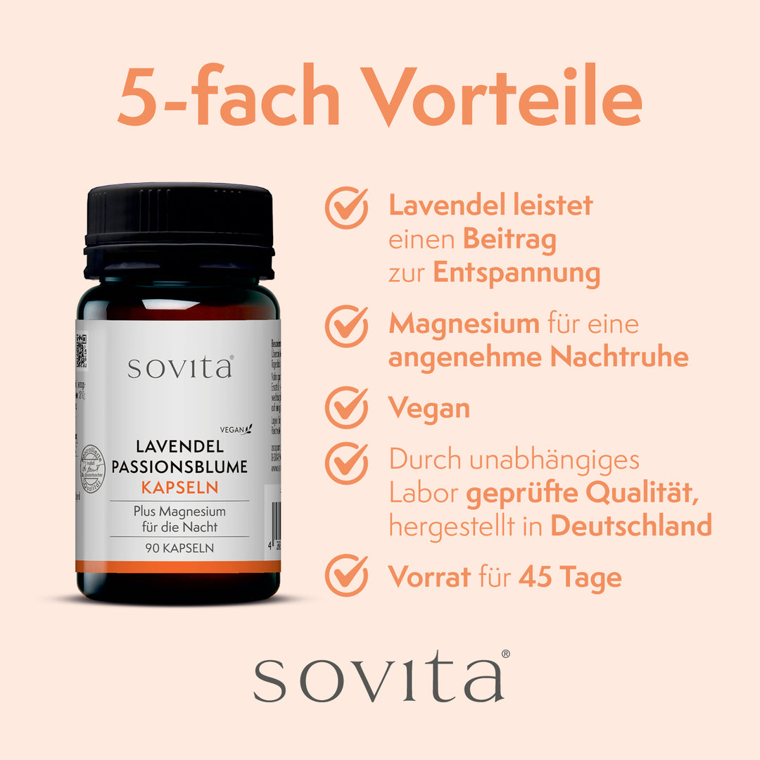 sovita Lavendel Passionsblume Kapseln