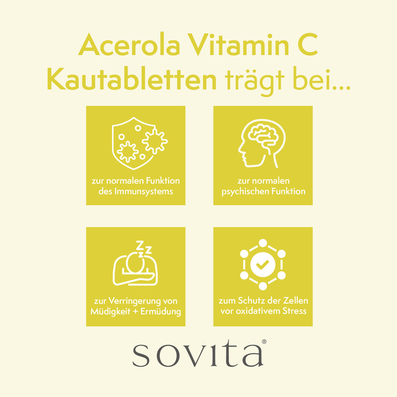 sovita Acerola Vitamin C Kautabletten