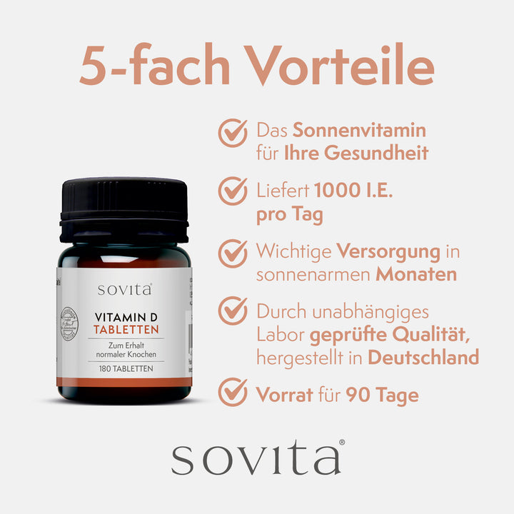 sovita Vitamin D Tabletten