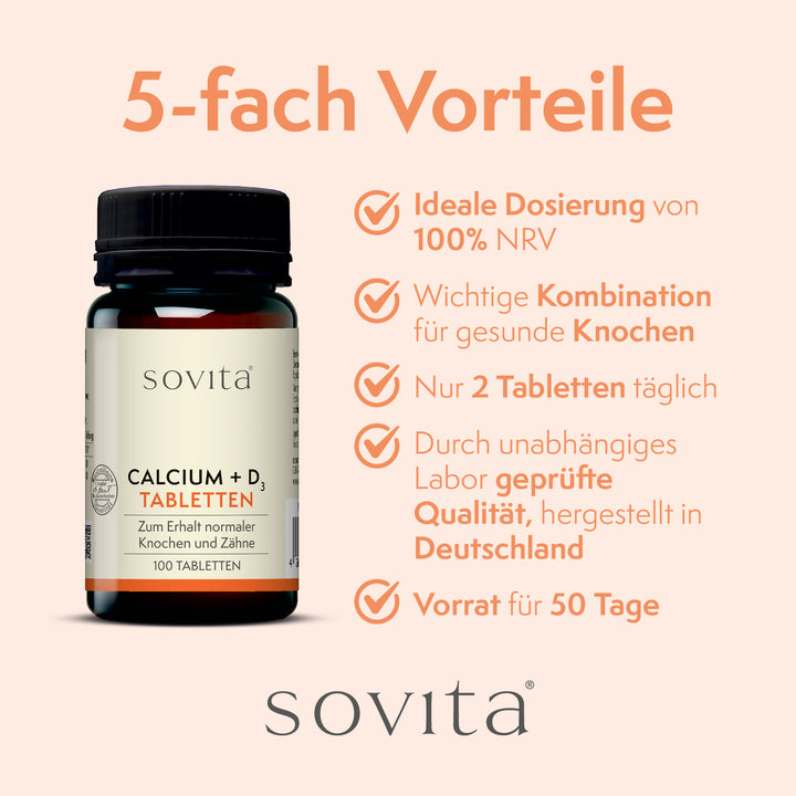 sovita Calcium + D3 Tabletten