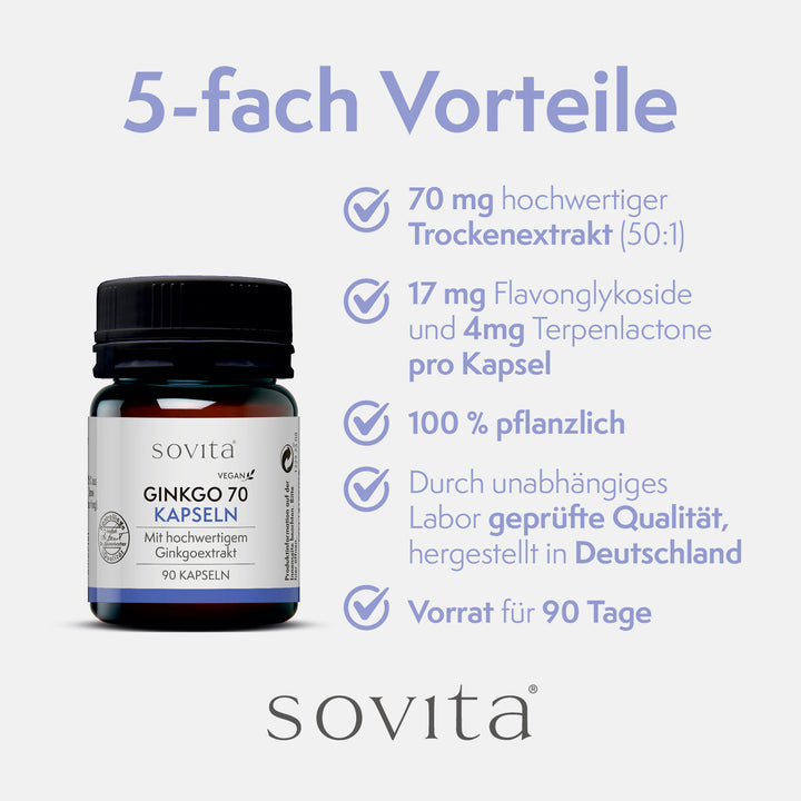 sovita Ginkgo 70 Kapseln