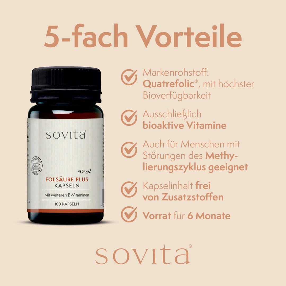 sovita Folsäure Plus Kapseln