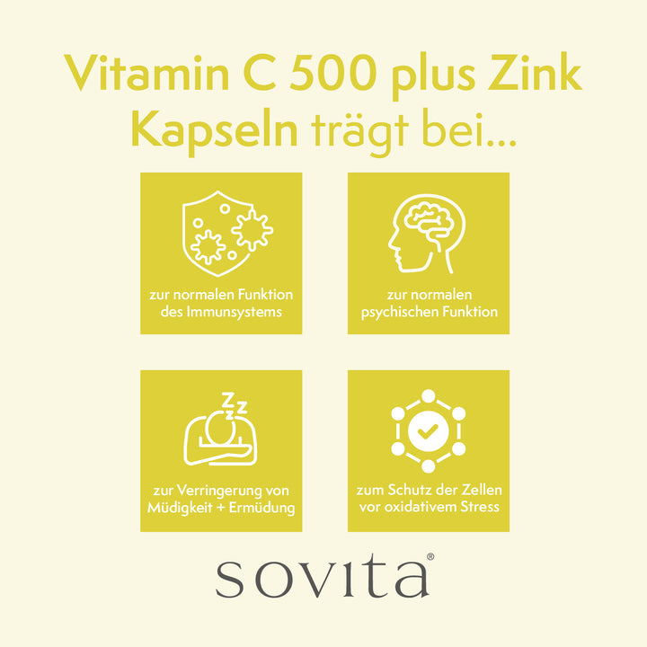 sovita Vitamin C 500 Plus Zink