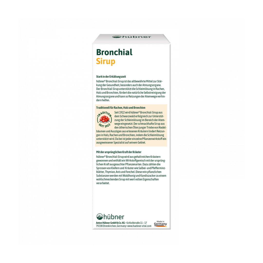 Hübner Bronchial-Sirup 250 ml