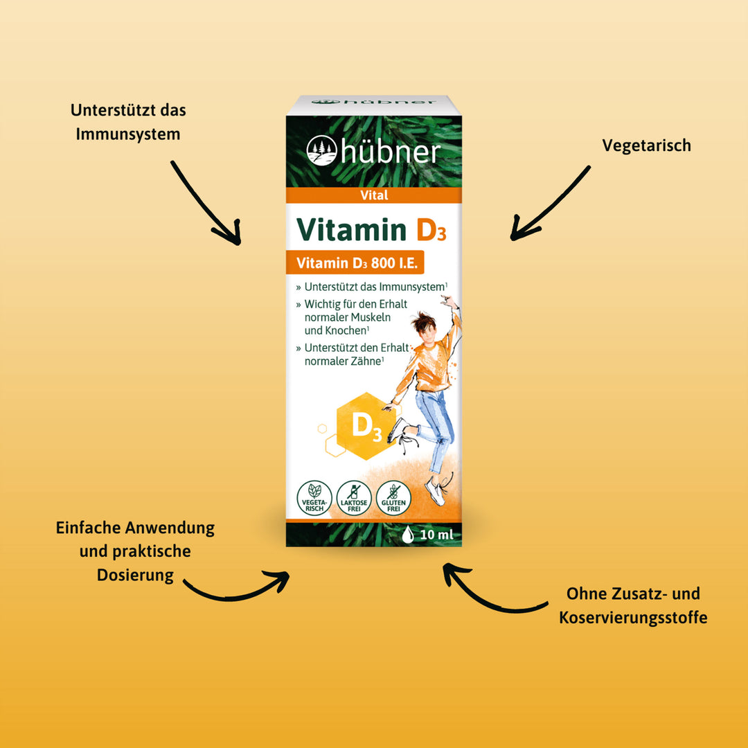 Hübner Vitamin D3 Tropfen