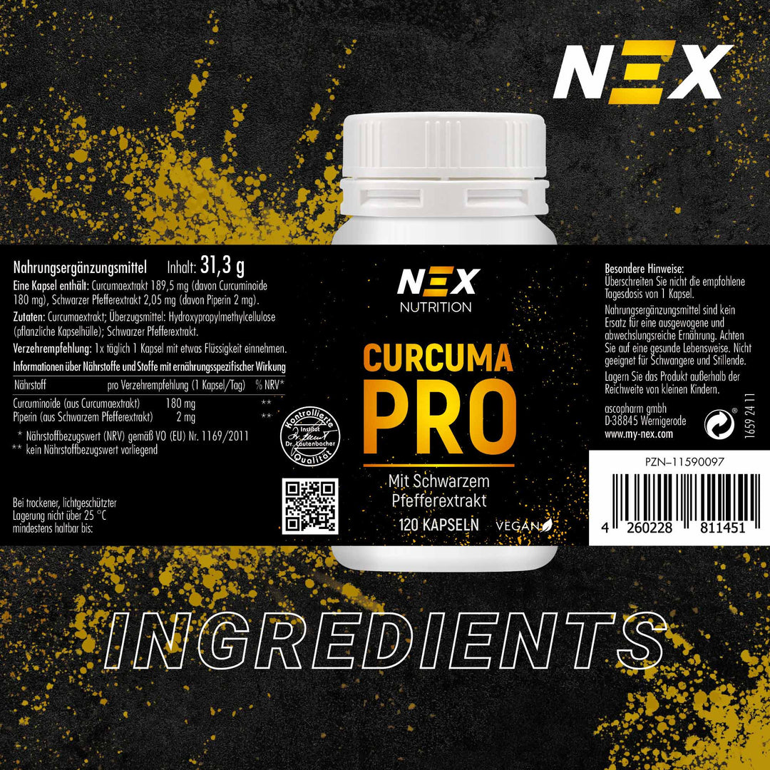 NEX Curcuma Pro Kapseln