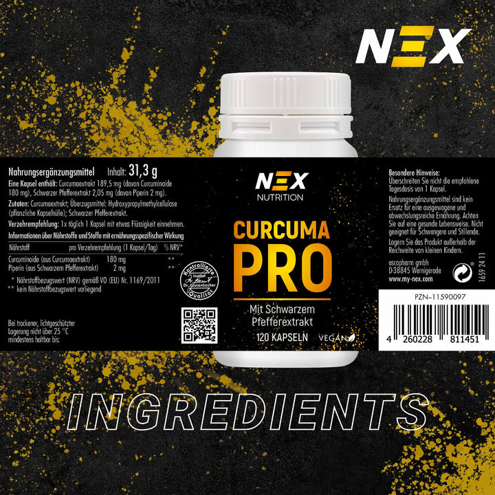 NEX Curcuma Pro Kapseln