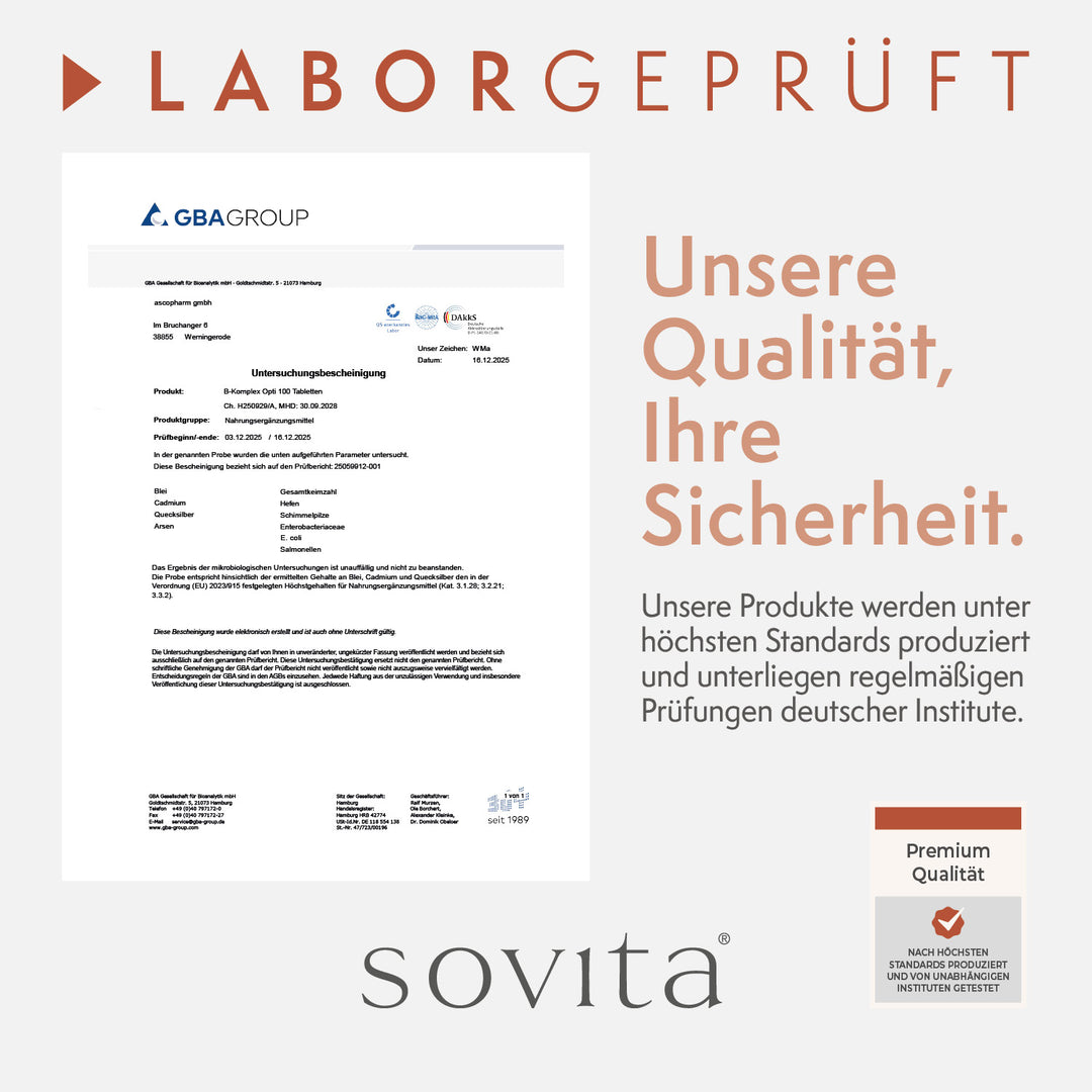 sovita Vitamin B-Komplex Opti 100 Tabletten
