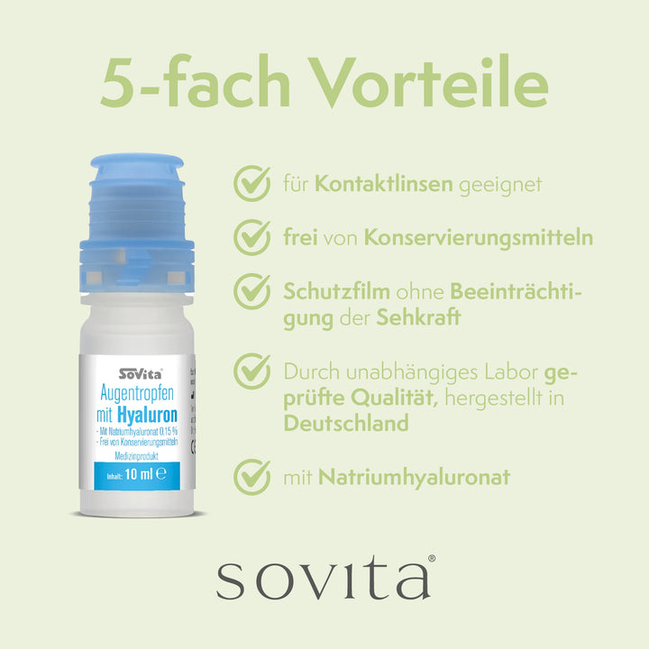 sovita Augentropfen mit Hyaluron %SALE%
