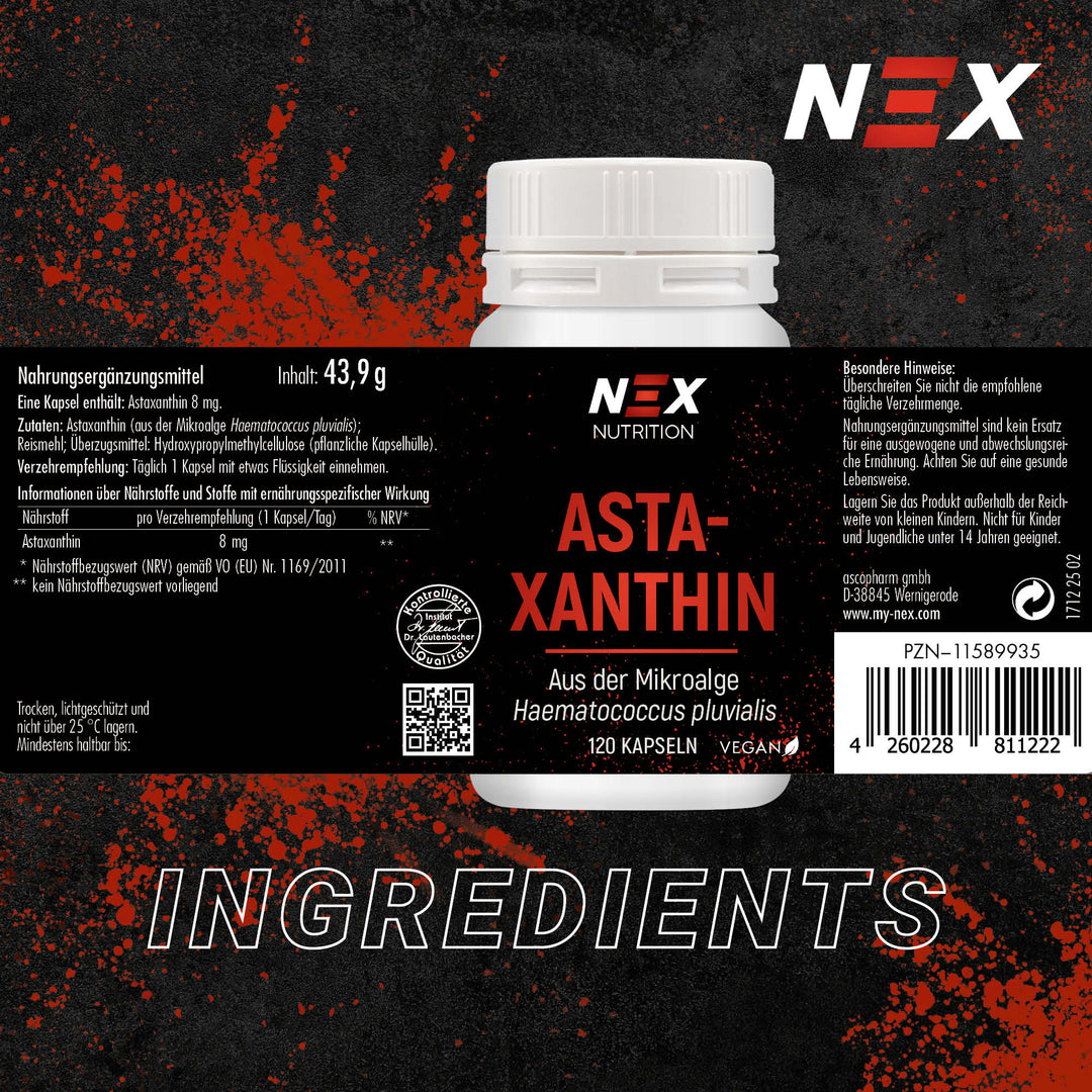 NEX Astaxanthin Kapseln