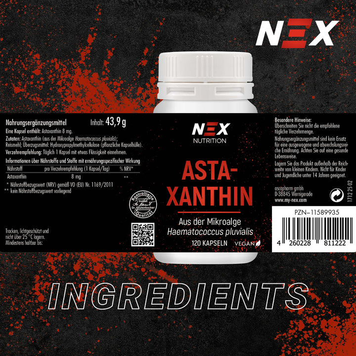 NEX Astaxanthin Kapseln