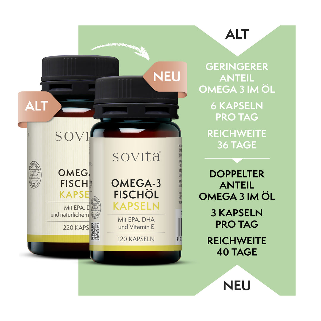 sovita Omega 3 Fischöl Kapseln