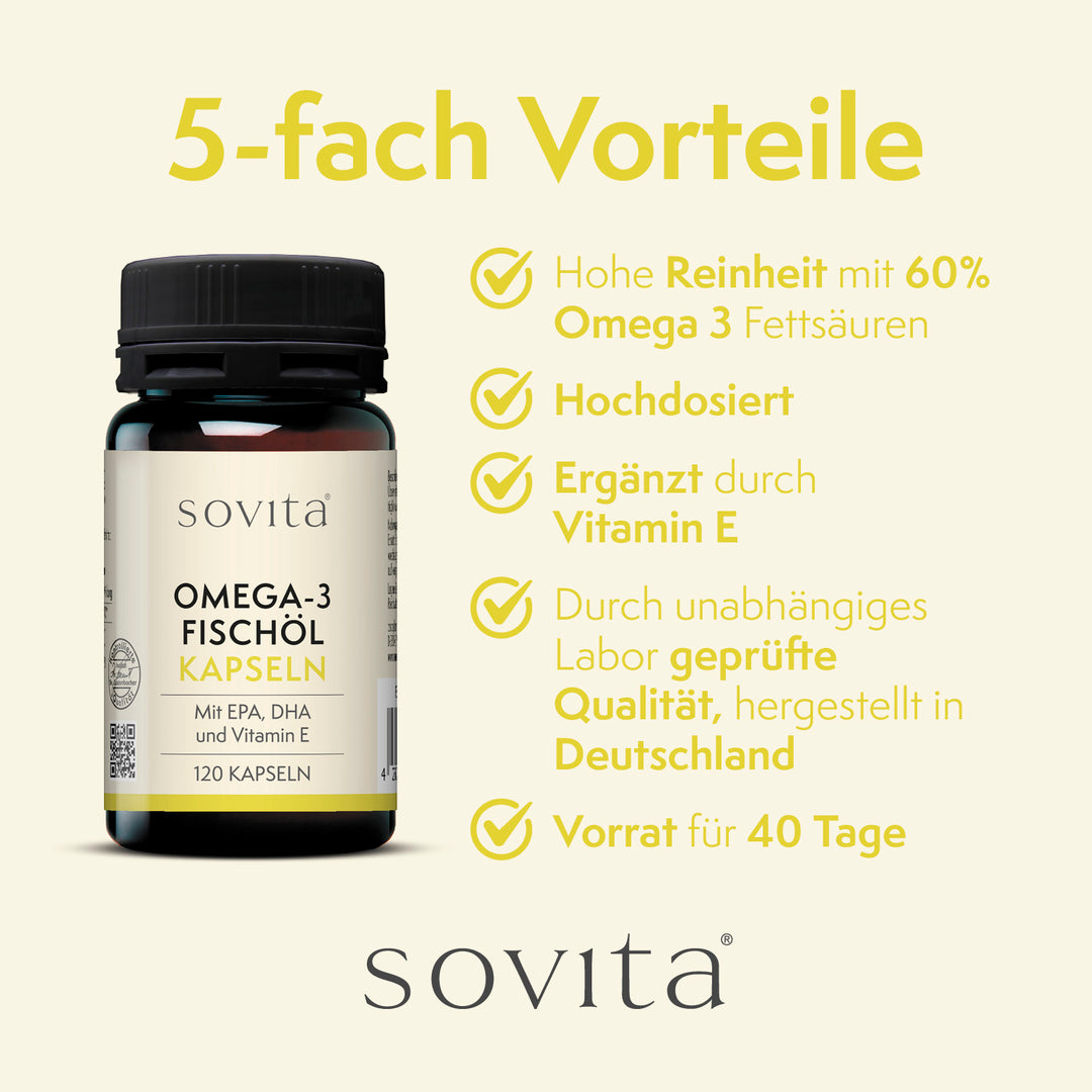 sovita Omega 3 Fischöl Kapseln