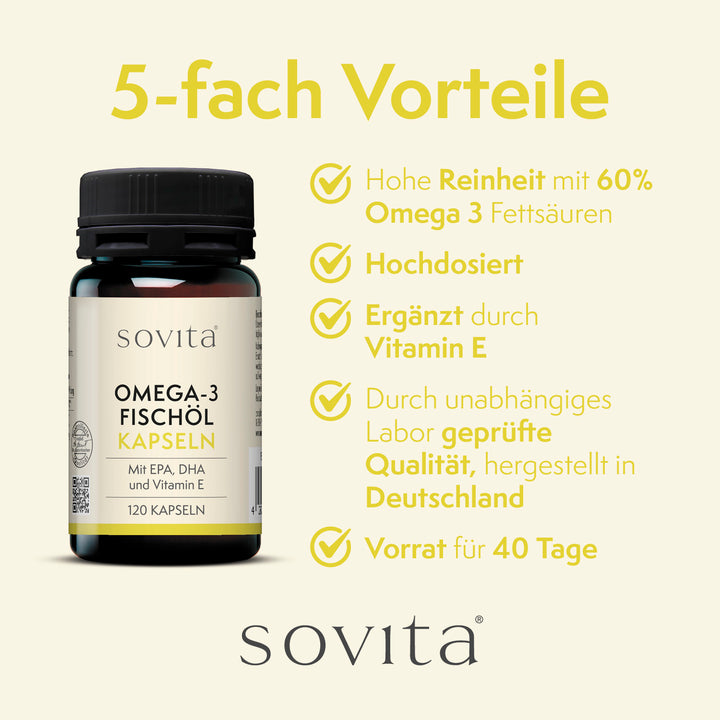 sovita Omega 3 Fischöl Kapseln