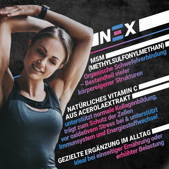 NEX MSM + Vitamin C Tabletten