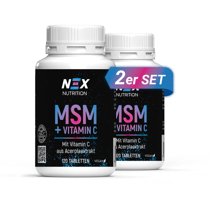 NEX MSM + Vitamin C Tabletten