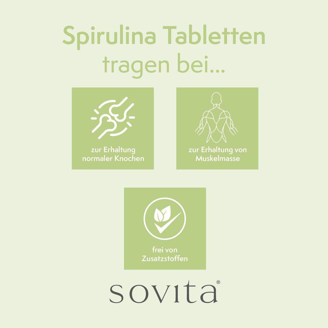 sovita BIO Spirulina 500mg Tabletten