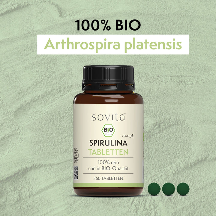 sovita BIO Spirulina 500mg Tabletten