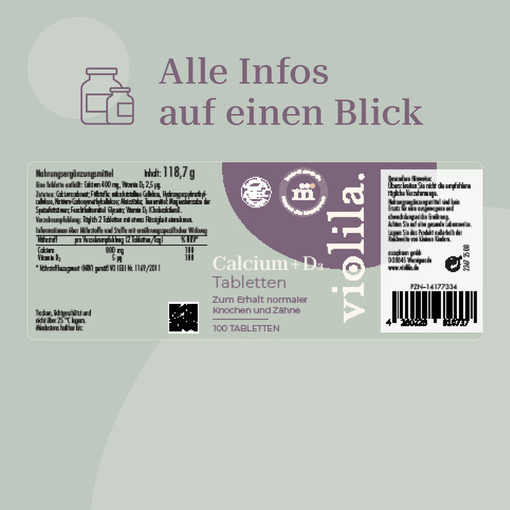 violila Calcium + D3 Tabletten