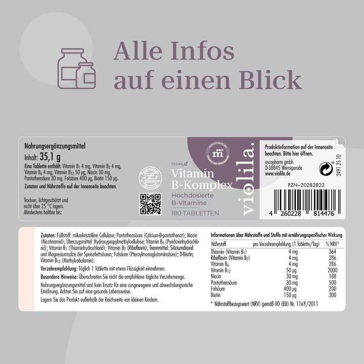 violila Vitamin B-Komplex Tabletten