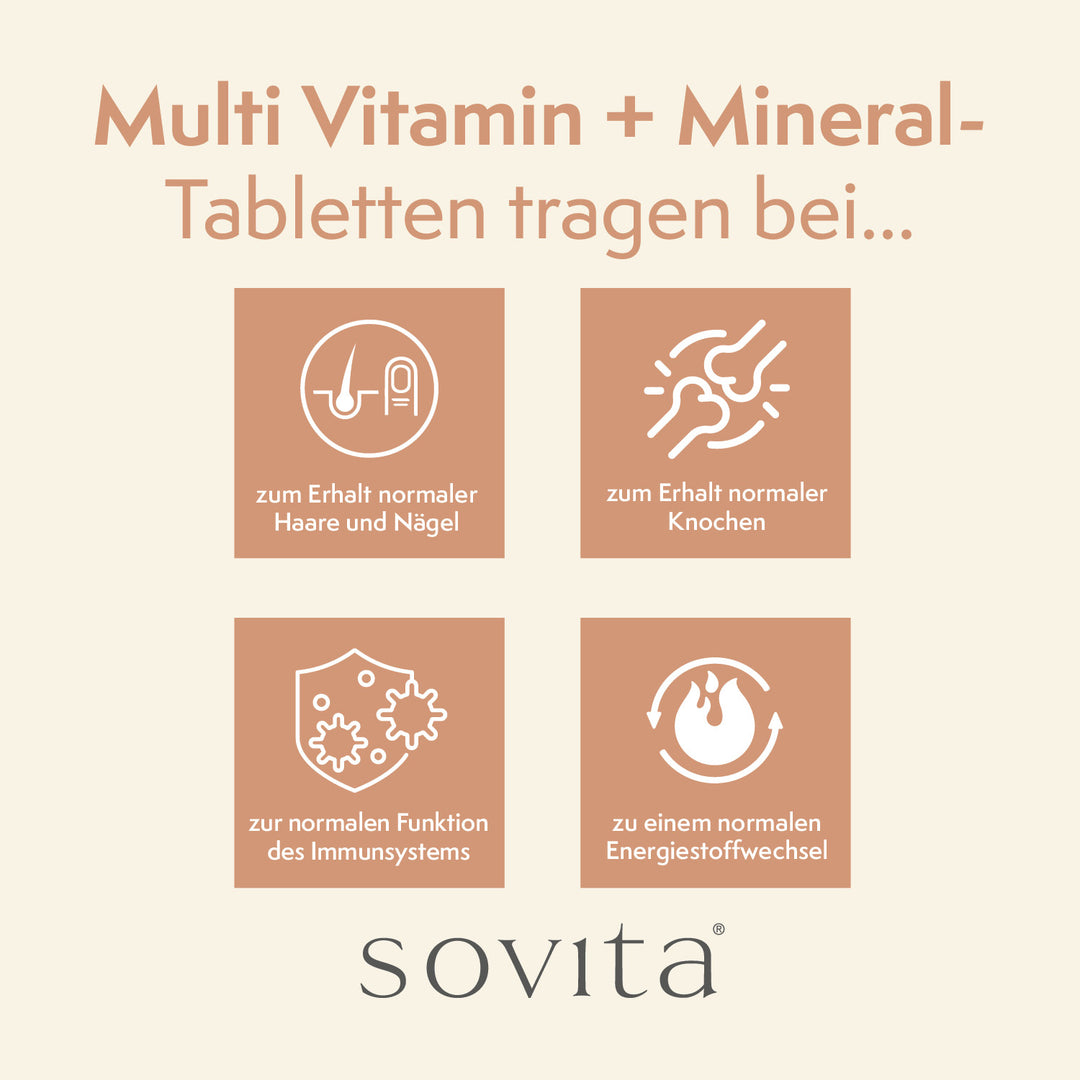 sovita Multi Vitamin + Mineral Tabletten
