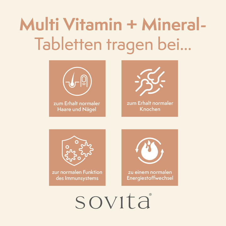 sovita Multi Vitamin + Mineral Tabletten