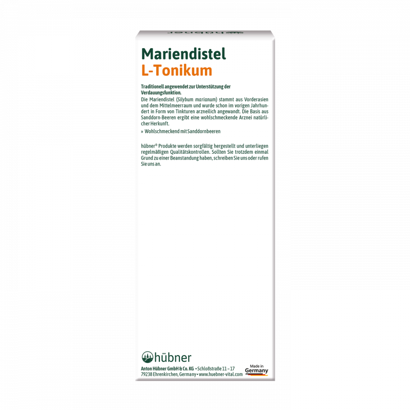 Hübner Mariendistel L-Tonikum 250 ml