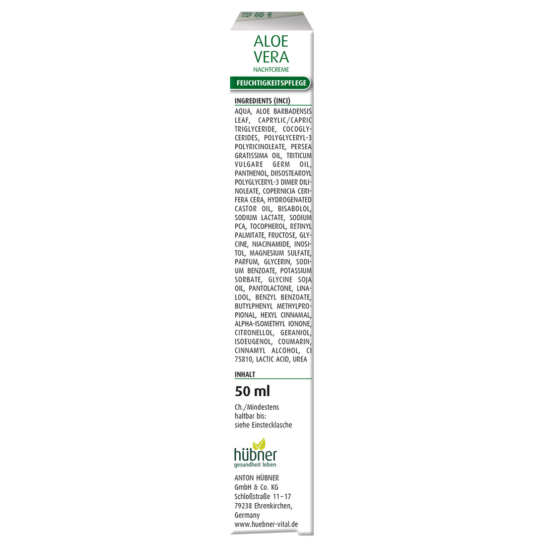 hübner Aloe Vera - Nachtcreme