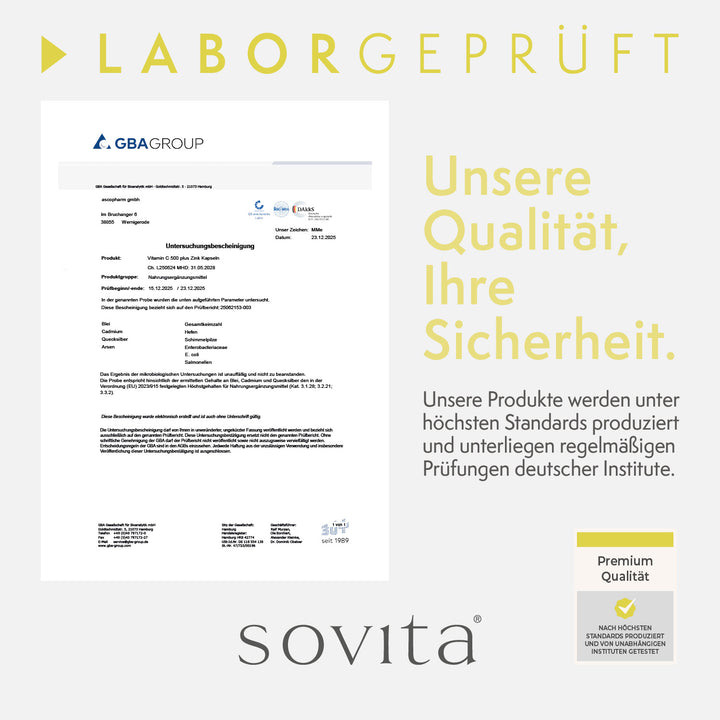 sovita Vitamin C 500 Plus Zink Kapseln