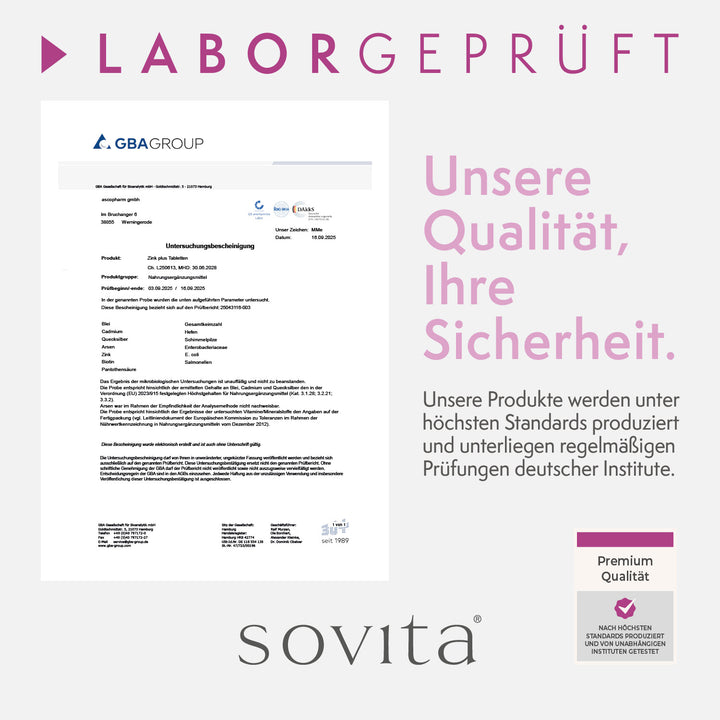 sovita Zink Plus Tabletten