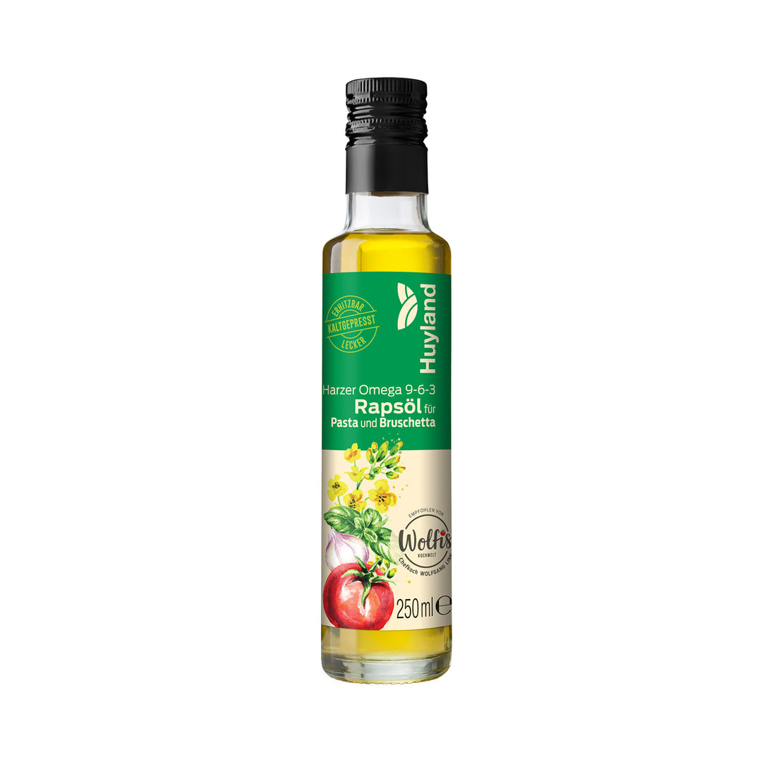 Huyland Harzer Rapsöl für Pasta und Bruschetta (250 ml)