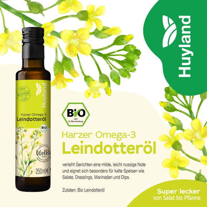 Huyland Harzer Bio Leindotteröl (250 ml)