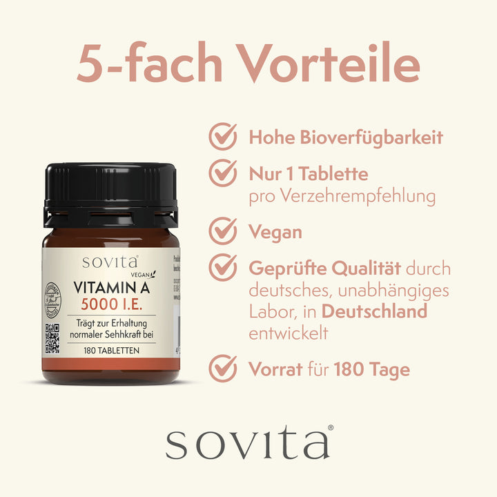 sovita Vitamin A 5000IE Tabletten