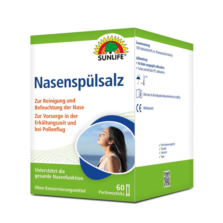 SUNLIFE Nasenspülsalz (60 Sticks)