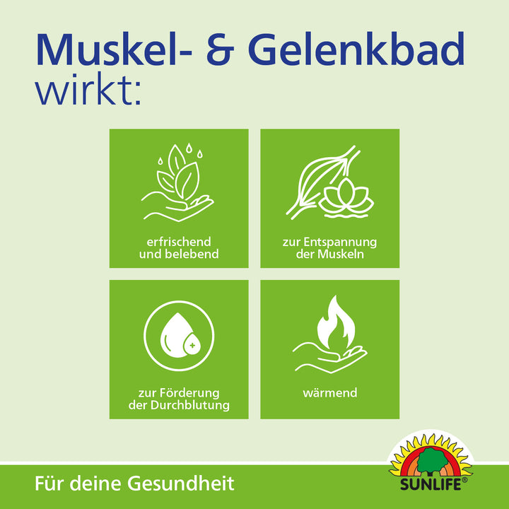 SUNLIFE Muskel- und Gelenkbad (250 ml)