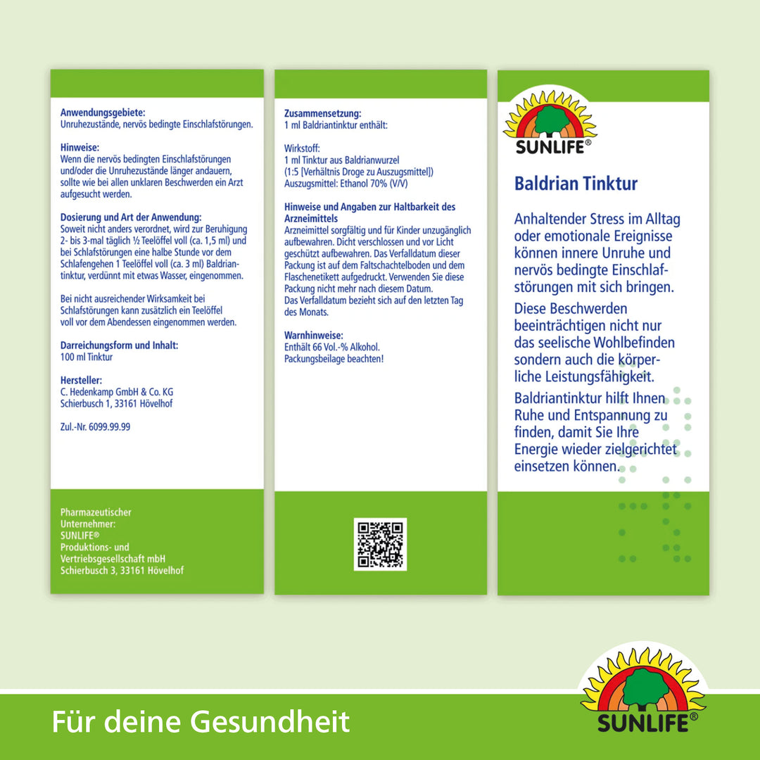 SUNLIFE Baldriantinktur (100 ml)