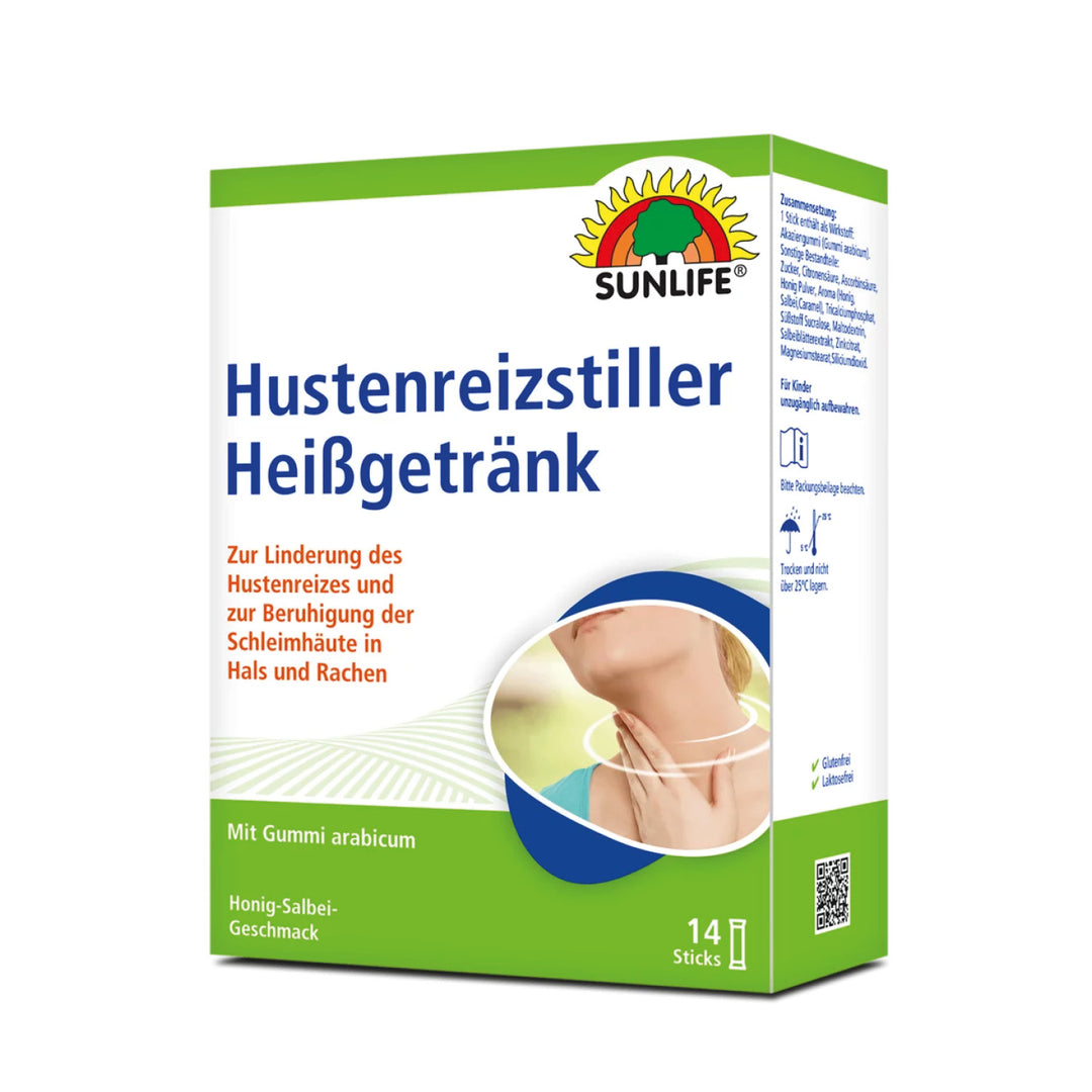 SUNLIFE Hustenreizstiller Heißgetränk (14 Sticks)