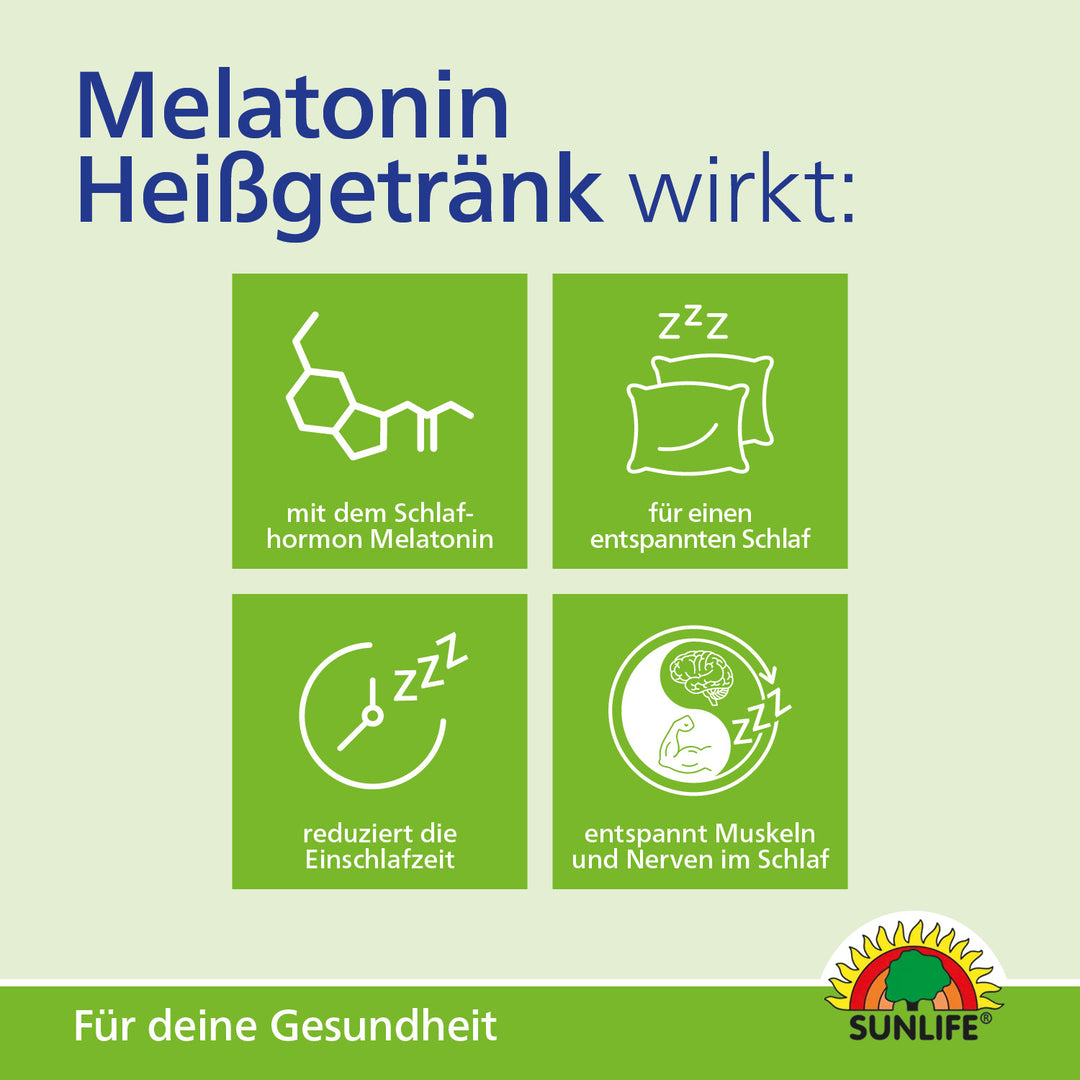 SUNLIFE Melatonin Heißgetränk (20 Sticks)