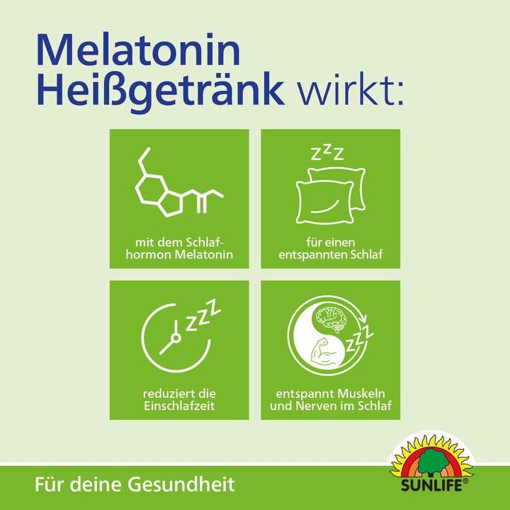 SUNLIFE Melatonin Heißgetränk (20 Sticks)