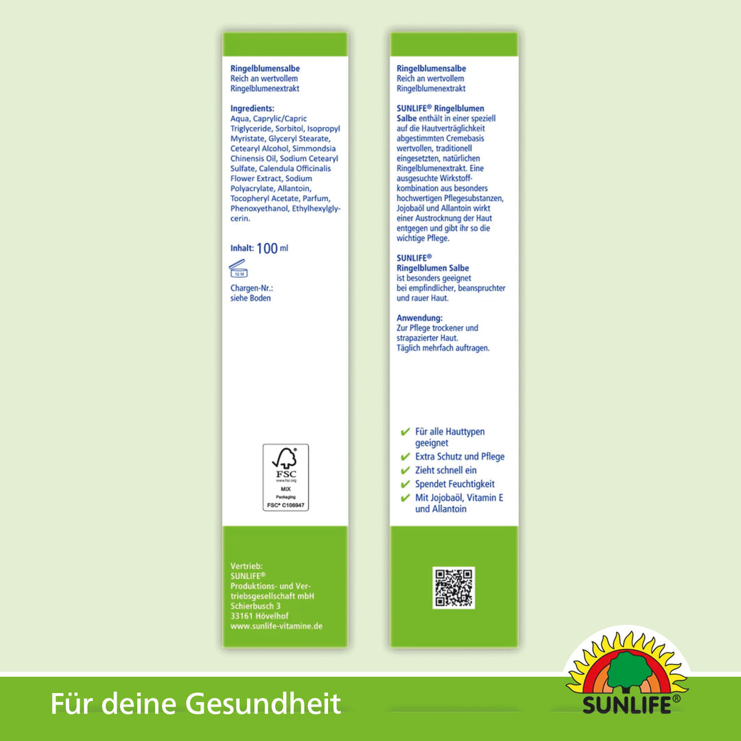 SUNLIFE Ringelblumensalbe (100 ml)