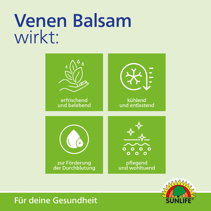 SUNLIFE Venen Balsam mit Rosskastanie (100 ml)