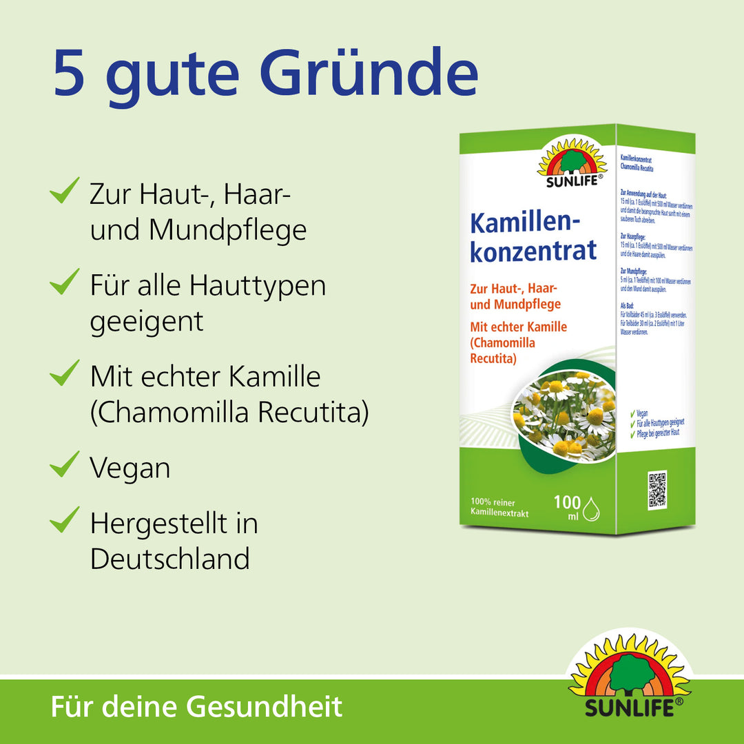SUNLIFE Kamillenkonzentrat (100 ml)