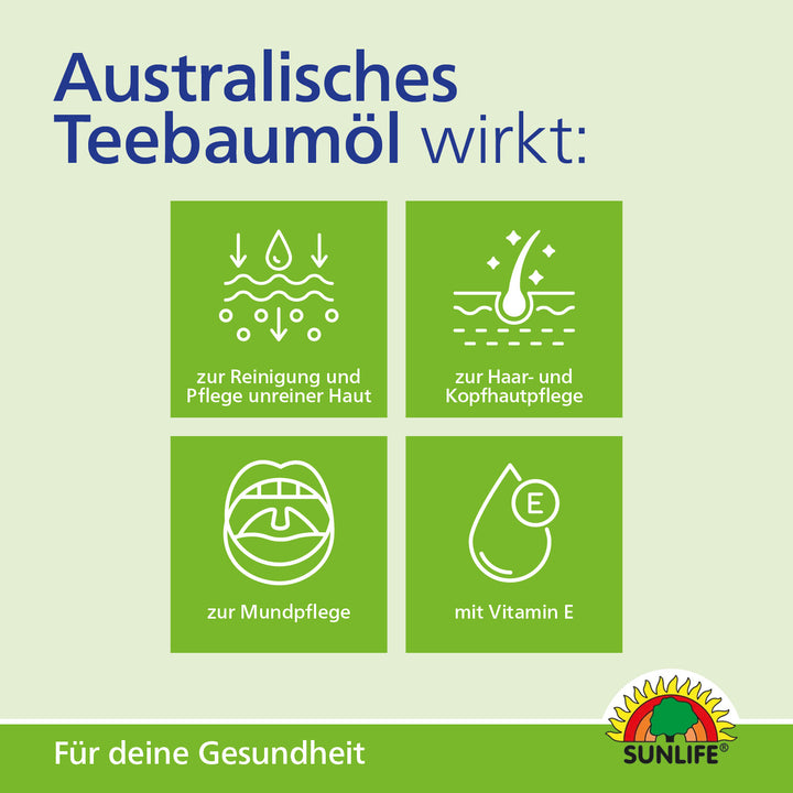 SUNLIFE Australisches Teebaumöl (30 ml)