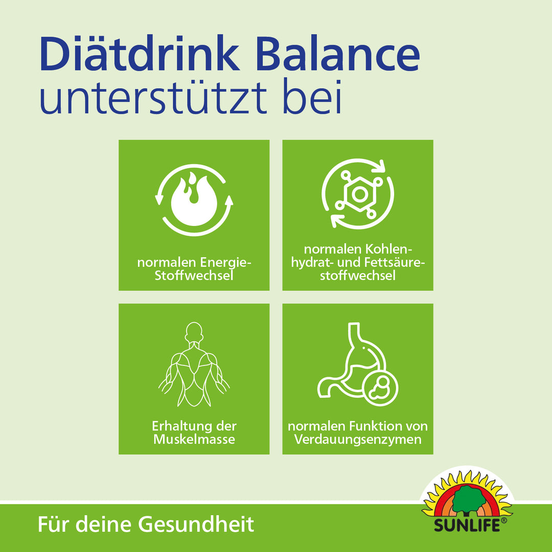 SUNLIFE Diätdrink Balance Vanille (500 g)