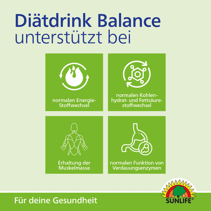 SUNLIFE Diätdrink Balance Vanille (500 g)