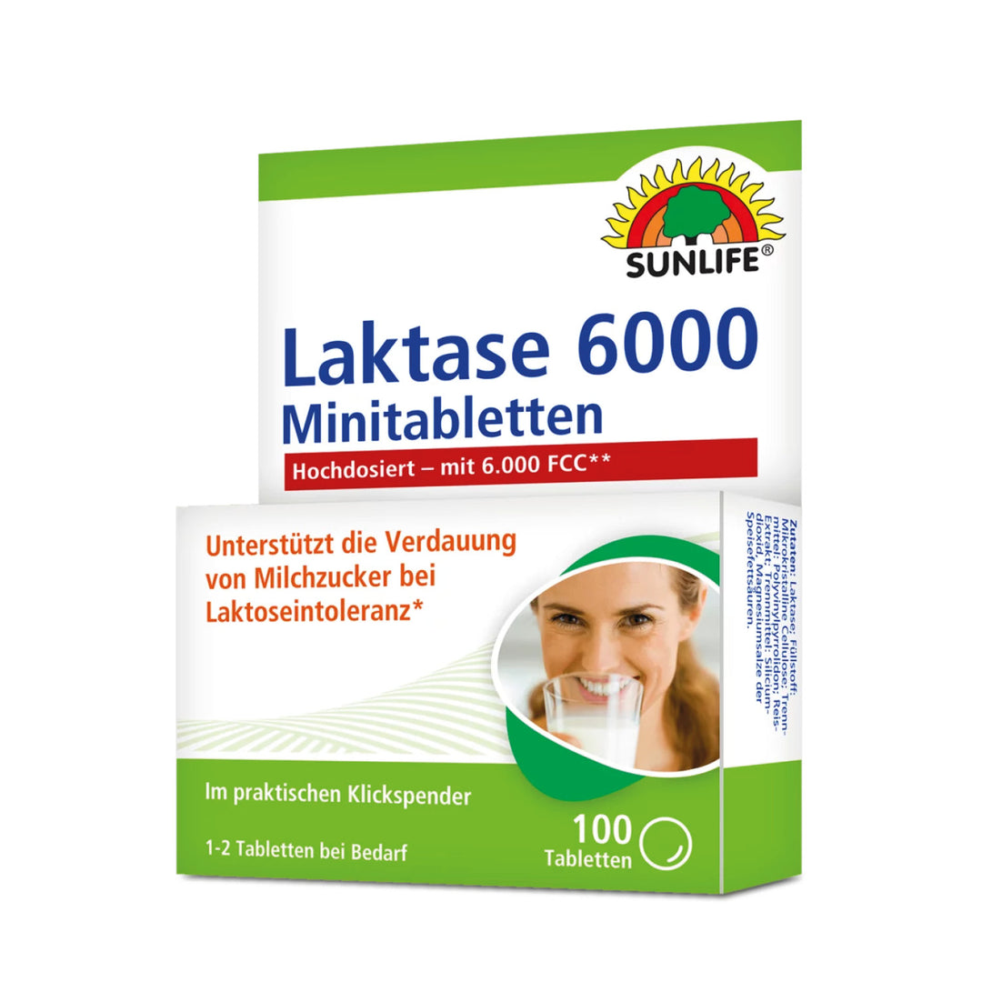 SUNLIFE Laktase 6.000 FCC Klickspender (100 Stk.)