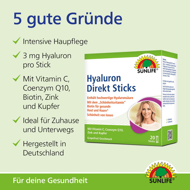 SUNLIFE Hyaluron Q10 (20 Sticks)